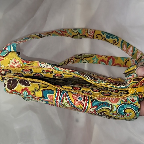 Vera Bradley Provencal Mailbag Crossbody w/Rhythm and Blues Checkbook Cover - Picture 9 of 13